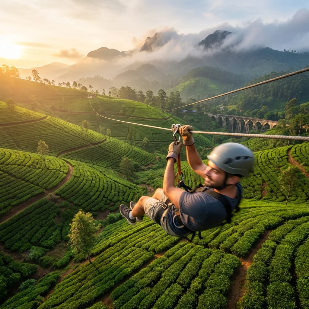 Zipline Action