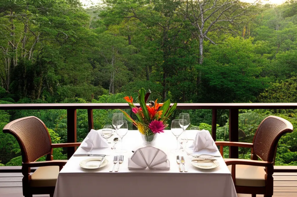 Cinnamon Lodge Dining Terrace