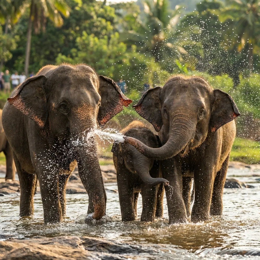 Elephant Bathing