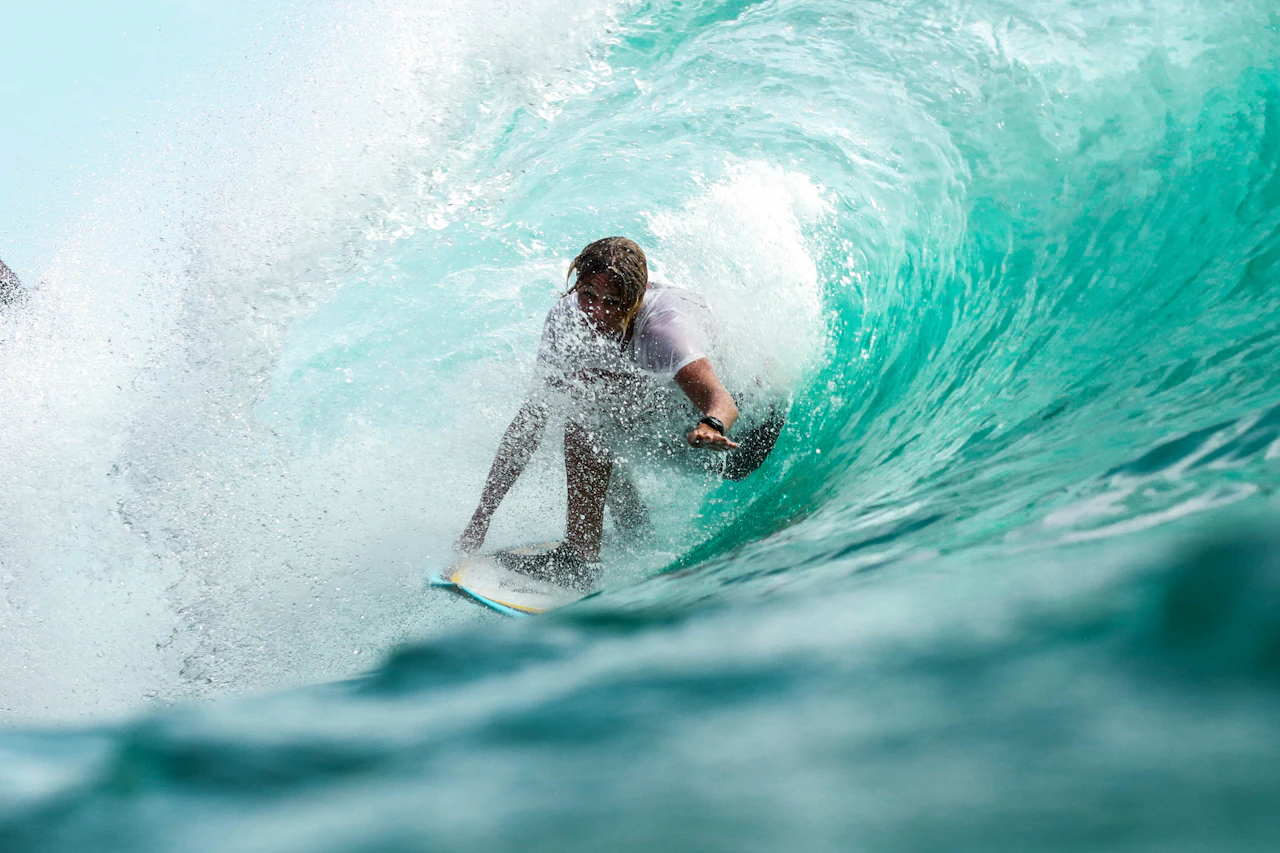 Surfing waves